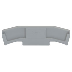 WAGO 280-325 5mm 3-conductor End and Intermediate Plate for 280-675 Grey