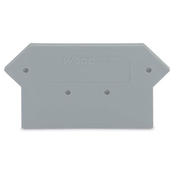  280-330 2.5mm End and Intermediate Plate for 280-645 Grey