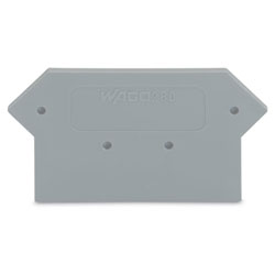 WAGO 280-330 2.5mm End and Intermediate Plate for 280-645 Grey