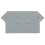 WAGO 280-330 2.5mm End and Intermediate Plate for 280-645 Grey