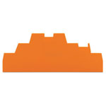 WAGO 280-336 1.1mm Triple Deck Intermediate Plate for 280-549 Orange