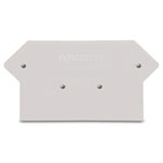 WAGO 280-362 2.5mm End and Intermediate Plate Light grey