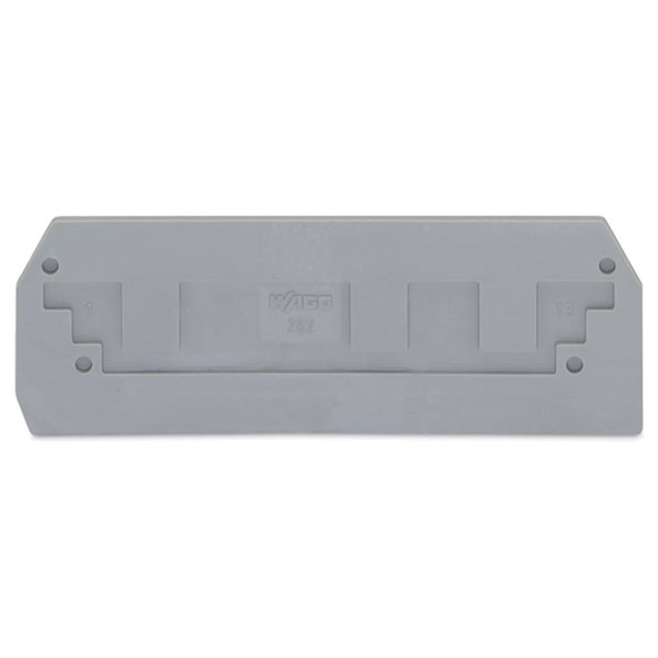  282-308 2.5mm End Plate Grey