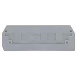 WAGO 282-308 2.5mm End Plate Grey