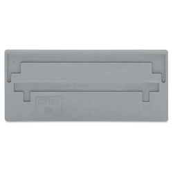 WAGO 282-326 2mm 2-conductor Front Entry Separator Plate Grey