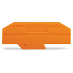 WAGO 282-333 2mm End Plate Orange