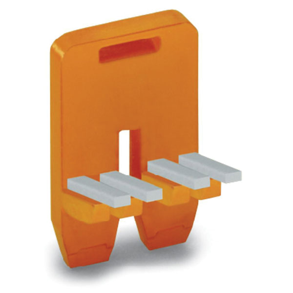 282-442 2-way Insulated Adjacent Jumper for Switch Lever Orange
