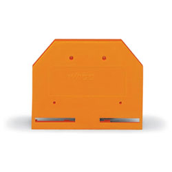 WAGO 283-302 4mm End and Intermediate Plate Orange