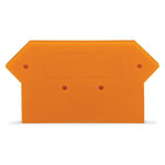 WAGO 283-317 4mm End and Intermediate Plate Orange
