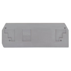 WAGO 283-350 2.5mm End Plate Grey