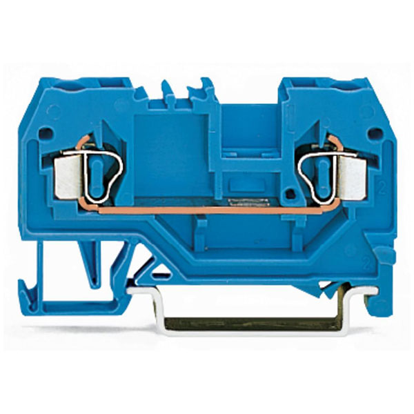 WAGO 280-904 5mm 2-cond. Through Trm. Block ATEX Ex I Blue WAGO 280-904 5mm 2-cond. Through Trm. Block ATEX Ex I Blue