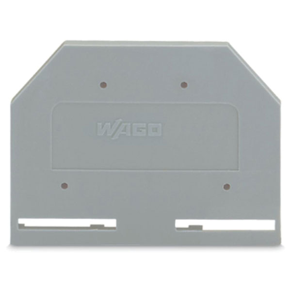  281-301 3mm End and Intermediate Plate Grey