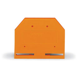 WAGO 281-302 3mm End and Intermediate Plate Orange