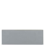 WAGO 281-333 1mm Step Down Interm. Plate for 4mm² Terminal Blocks Grey