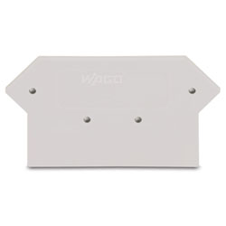 WAGO 281-353 3mm End Plate Light grey