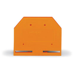 WAGO 284-302 2.5mm End and Intermediate Plate Orange