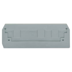 WAGO 284-308 2.5mm End Plate Grey