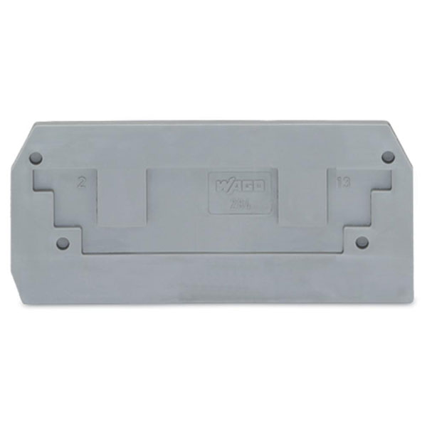  284-325 2.5mm End Plate Grey