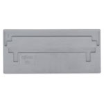 WAGO 284-326 2mm 2-conductor Front Entry Separator Plate Grey