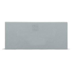 WAGO 284-333 1mm Step Down Cover Plate Grey