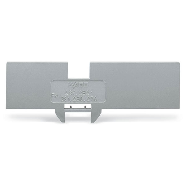  284-336 1mm 4-conductor Step Down Cover Plate for 279-831 Grey