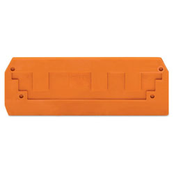 WAGO 284-339 2.5mm End Plate Orange