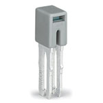 WAGO 284-402 10mm Insulated Adjacent Jumper Grey
