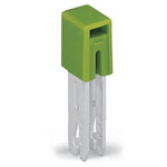 WAGO 284-422 10mm Insulated Adjacent Jumper Yellow-green