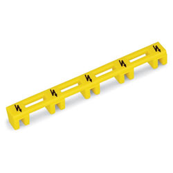 WAGO 285-416 Protective Warning Marker 5/card Terminal Block Yellow