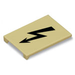 WAGO 285-420 Protective Warning Marker 5/card Yellow