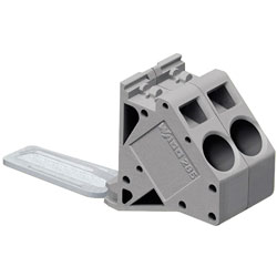 WAGO 285-407 20mm Terminal Block Voltage Tap for 95mm² High-Current Grey