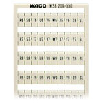 WAGO 209-550 WSB Quick Marker Horizontal (R10-Z10,SL) 2ea White