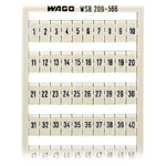 WAGO 209-566 WSB Quick Marker Horizontal (1-50) 2ea White