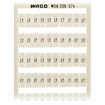 WAGO 209-574 WSB Quick Marker Horizontal (L1) 100ea White