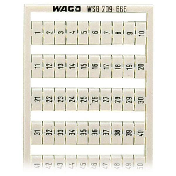  209-666 WSB Quick Marker Vertical (1-50) 2ea White
