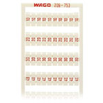 WAGO 209-753 WSB Quick Marker Vertical (10-50) 2ea White