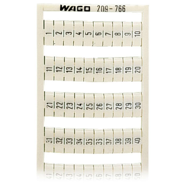  209-766 WSB Quick Marker Vertical (1-50) 10ea White