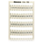 WAGO 209-766 WSB Quick Marker Vertical (1-50) x2, White