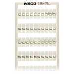 WAGO 209-774 WSB Quick Marker Vertical (L1) 100ea White