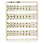 WAGO 209-968 WSB Quick Marker Vertical (A10.0-A19.7) 1ea White