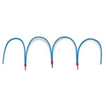 WAGO 210-123 Wire Commoning Chain Insulated 50 Connections Blue
