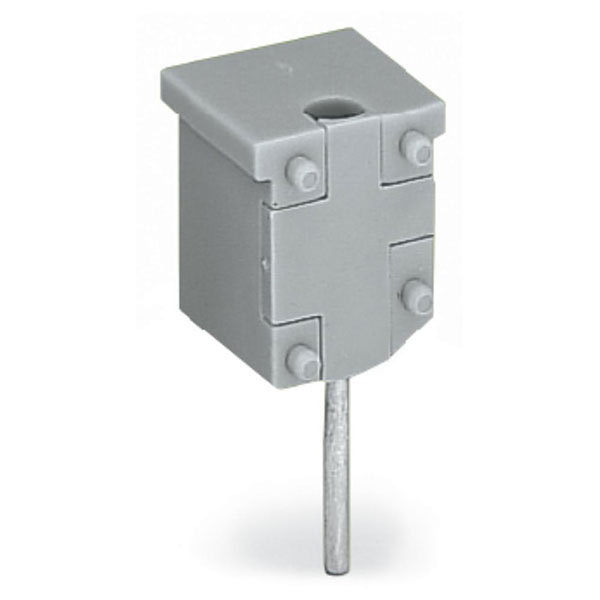  249-140 Test Plug Module w/o Lock for 4-conductor Terminal Block Grey