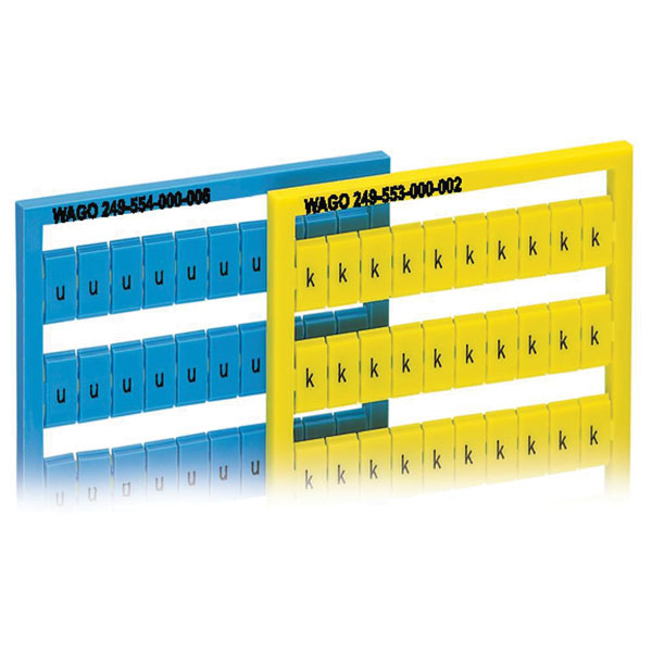  249-553/000-002 WSB Quick Marking System for Terminal Block k/l Yellow
