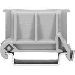 WAGO 222-510 Angled DIN-rail Adaptor with 222-500 Mounting Carrier Grey