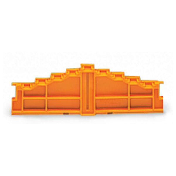  727-207 4-level End Plate Marked 3-2-1-0--0-1-2-3 7.62mm Thick Orange