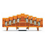WAGO 727-226/024-000 4-level Same Potential Block d-a--a-d No Lock Orange