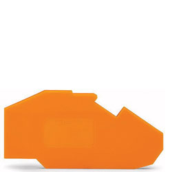 WAGO 780-317 End And Intermediate Plate 1.5mm thick Orange