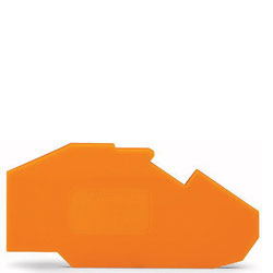 WAGO 782-317 End And Intermediate Plate 1.5mm Thick Orange