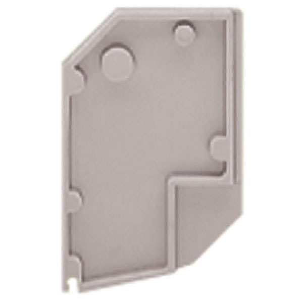  711-111 End Plate Grey