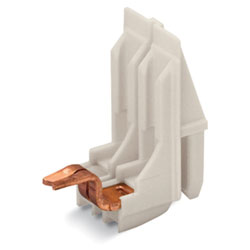 WAGO 711-119 Connecting Adaptor 2-pole for Wire 0.2-1.9mm Ø Natural